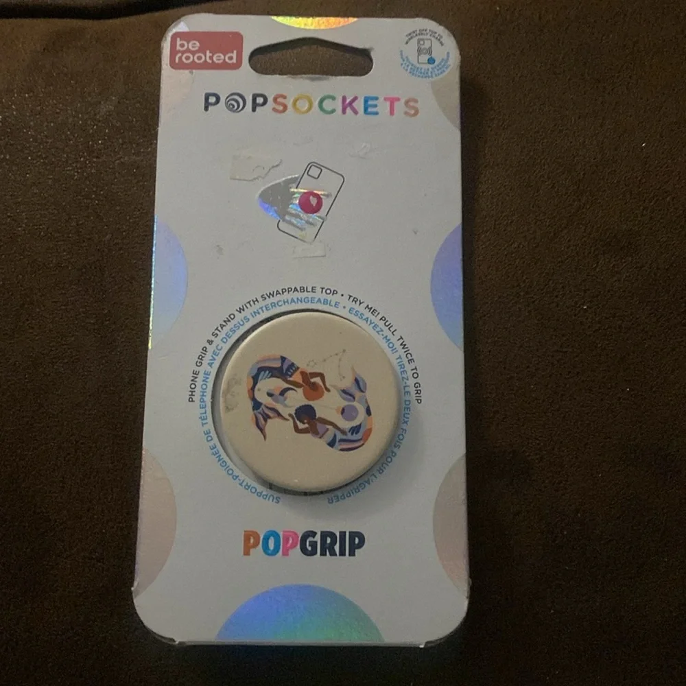 PopSocket Pisces Be Rooted- Pop Grip- - New